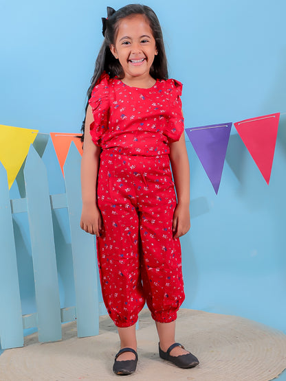 Floral Jumpsuit for Girls