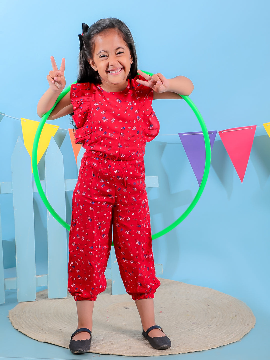 Floral Jumpsuit for Girls