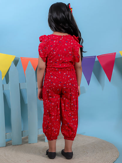 Floral Jumpsuit for Girls