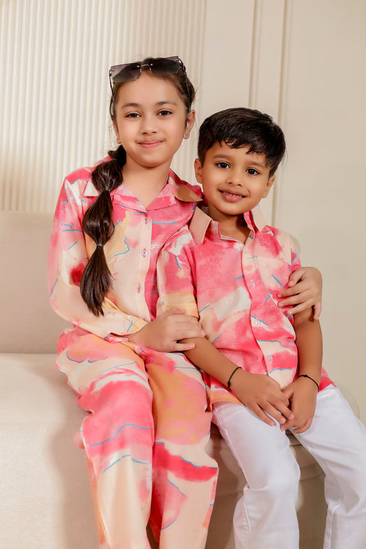 🌸 Bubblegum Bliss | Brother Sister Combo