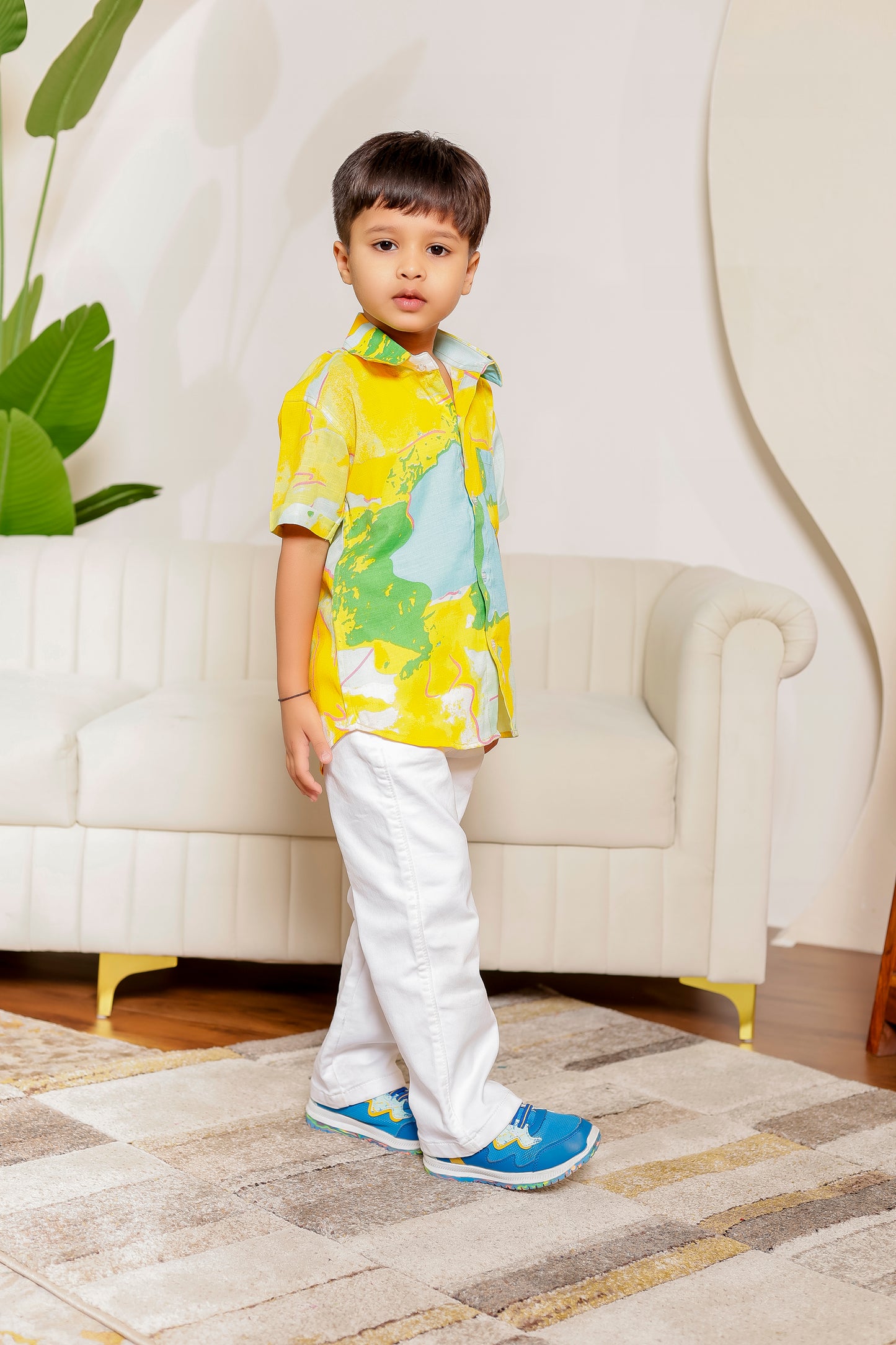 🍋Citrus Bloom| Couple  Matching Outfits 👨‍👩‍👧