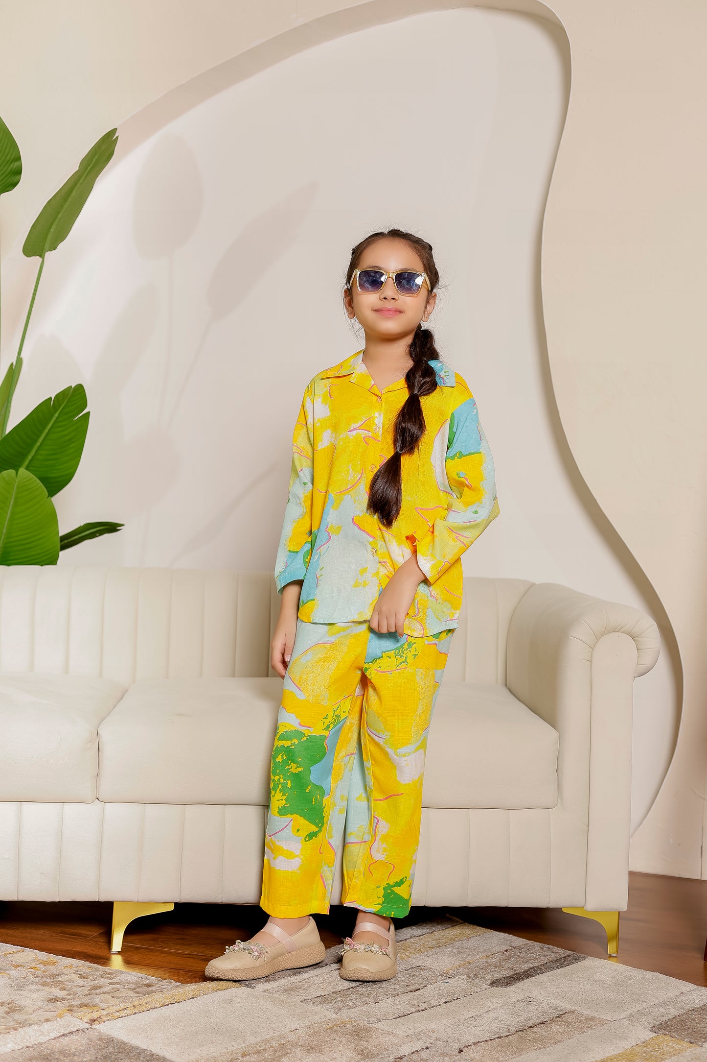 🍋Citrus Bloom| Couple  Matching Outfits 👨‍👩‍👧