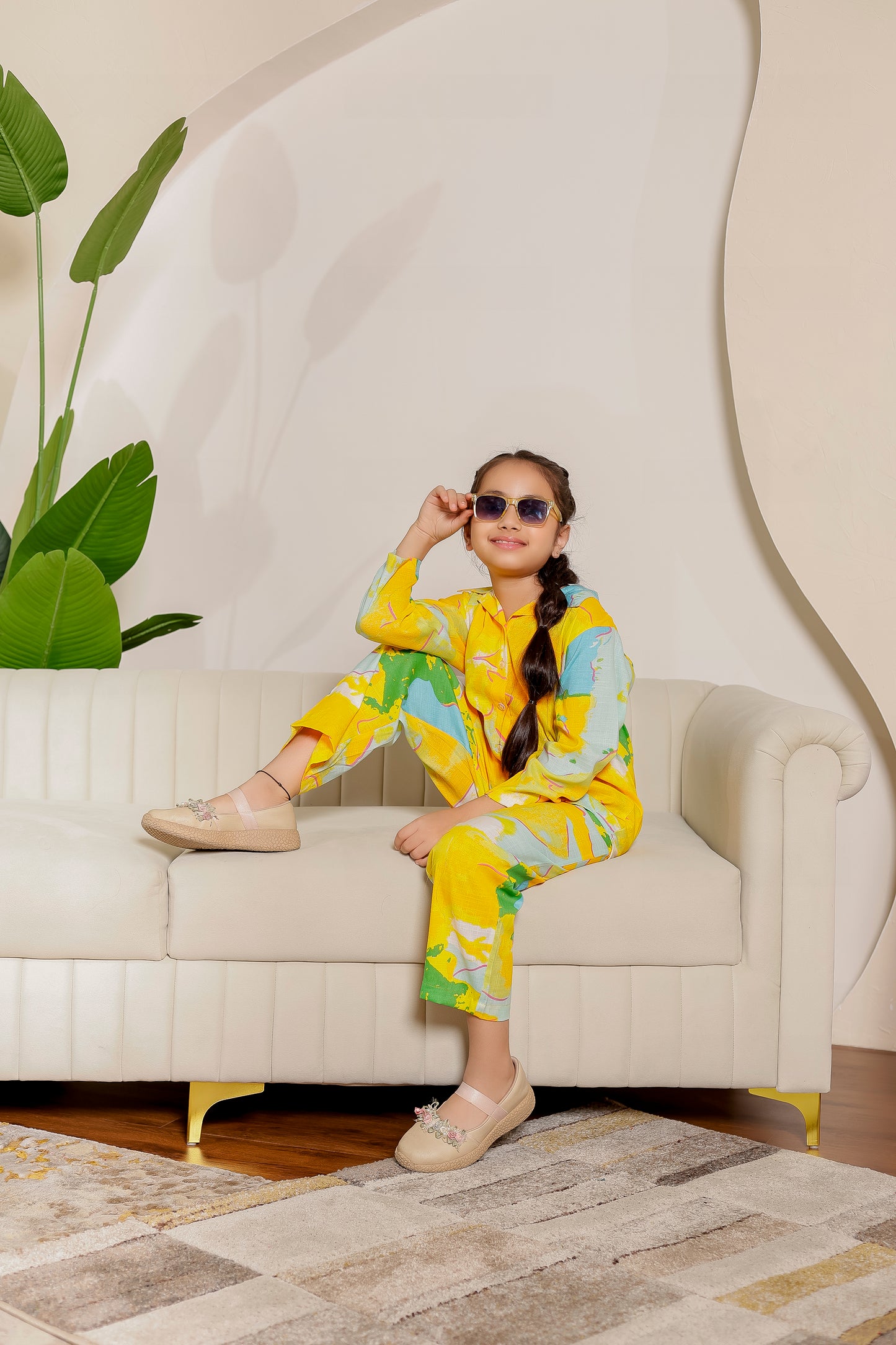 🍋Citrus Bloom| Couple  Matching Outfits 👨‍👩‍👧