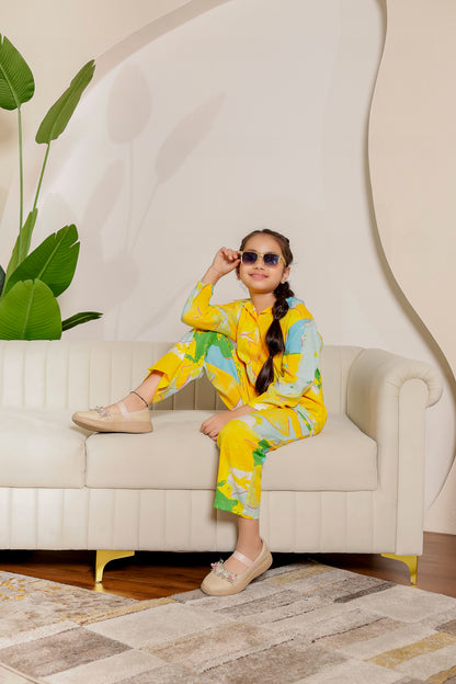 🍋Citrus Bloom| Couple  Matching Outfits 👨‍👩‍👧