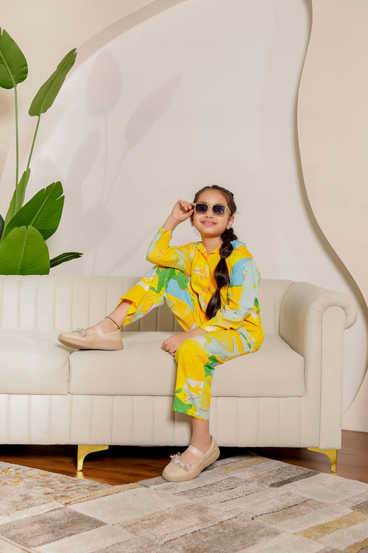 🍋Citrus Bloom | kids girls co-ord set