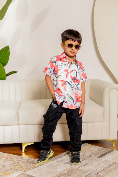 🌼Snow & Saffron |Shirt For Boys