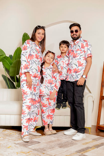 🌼Snow & Saffron | Couple  Matching Outfits 👨‍👩‍👧