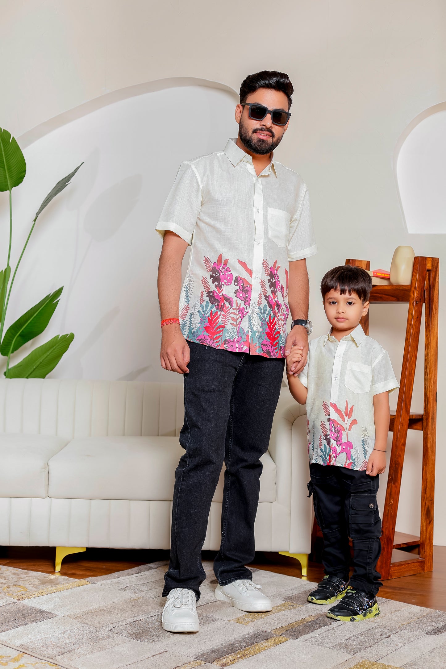 🌸Blush Botanica | Couple   Matching Outfits 👨‍👩‍👧‍👦