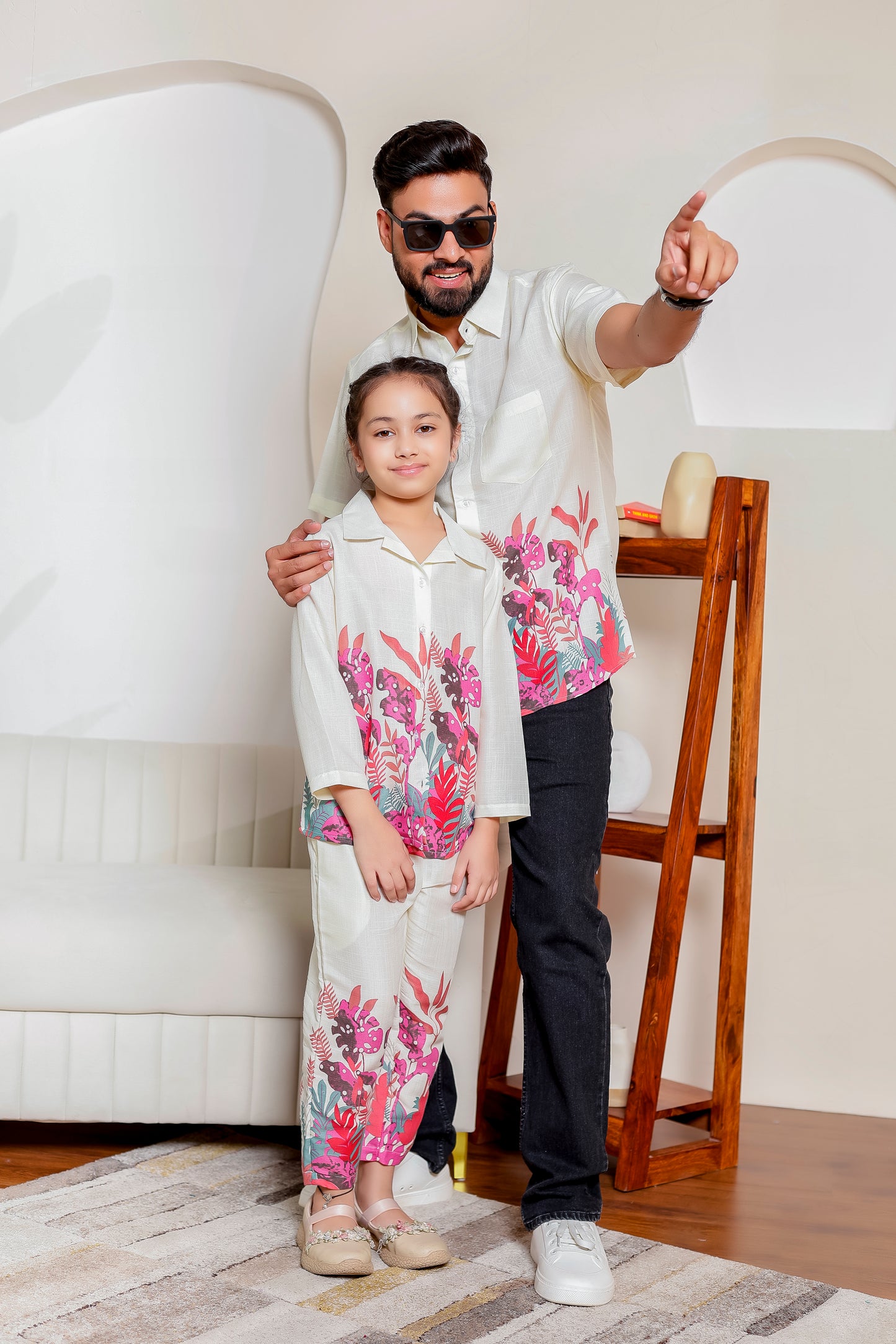 🌸Blush Botanica | Couple   Matching Outfits 👨‍👩‍👧‍👦
