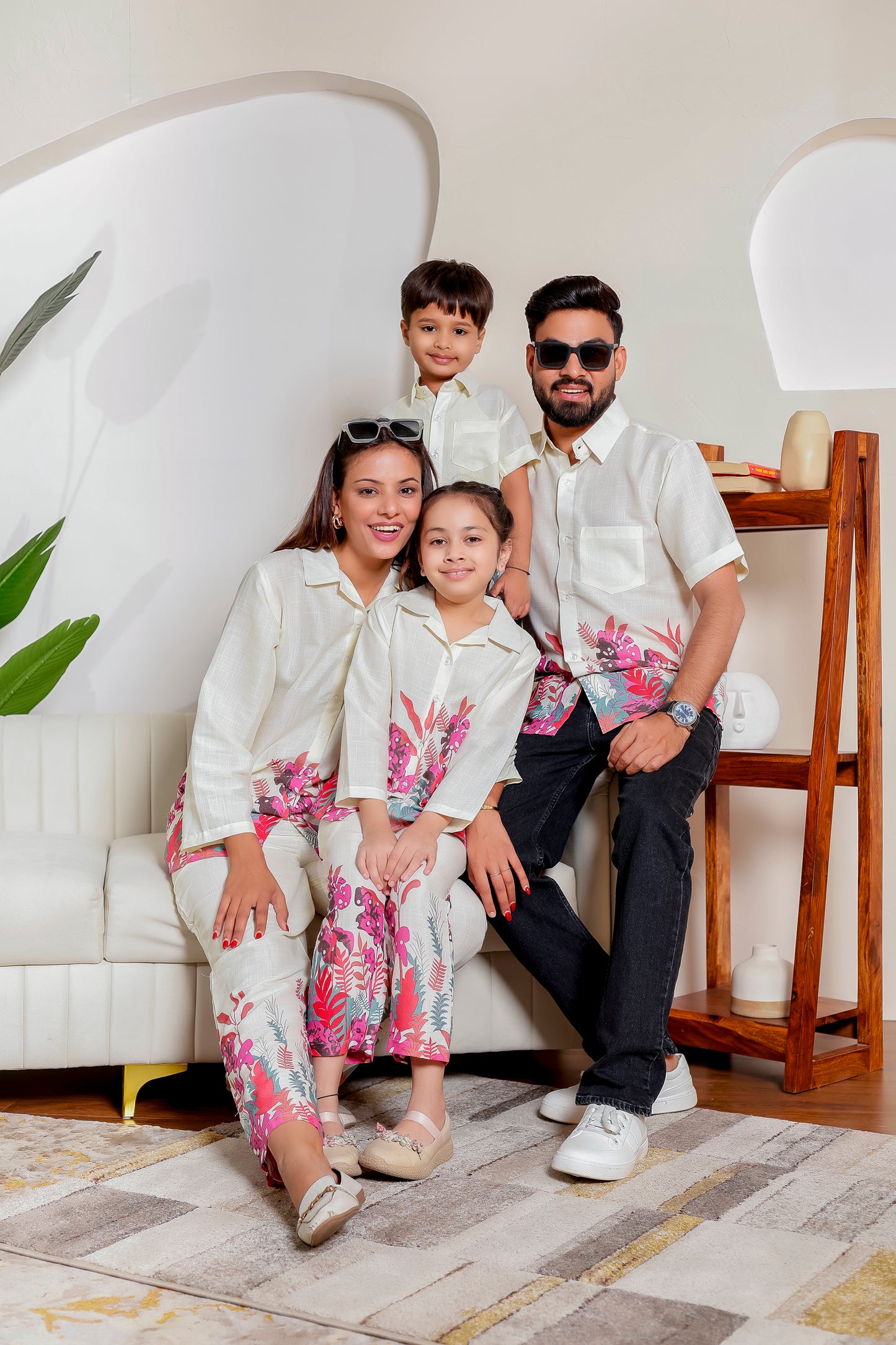 🌸Blush Botanica | Couple   Matching Outfits 👨‍👩‍👧‍👦