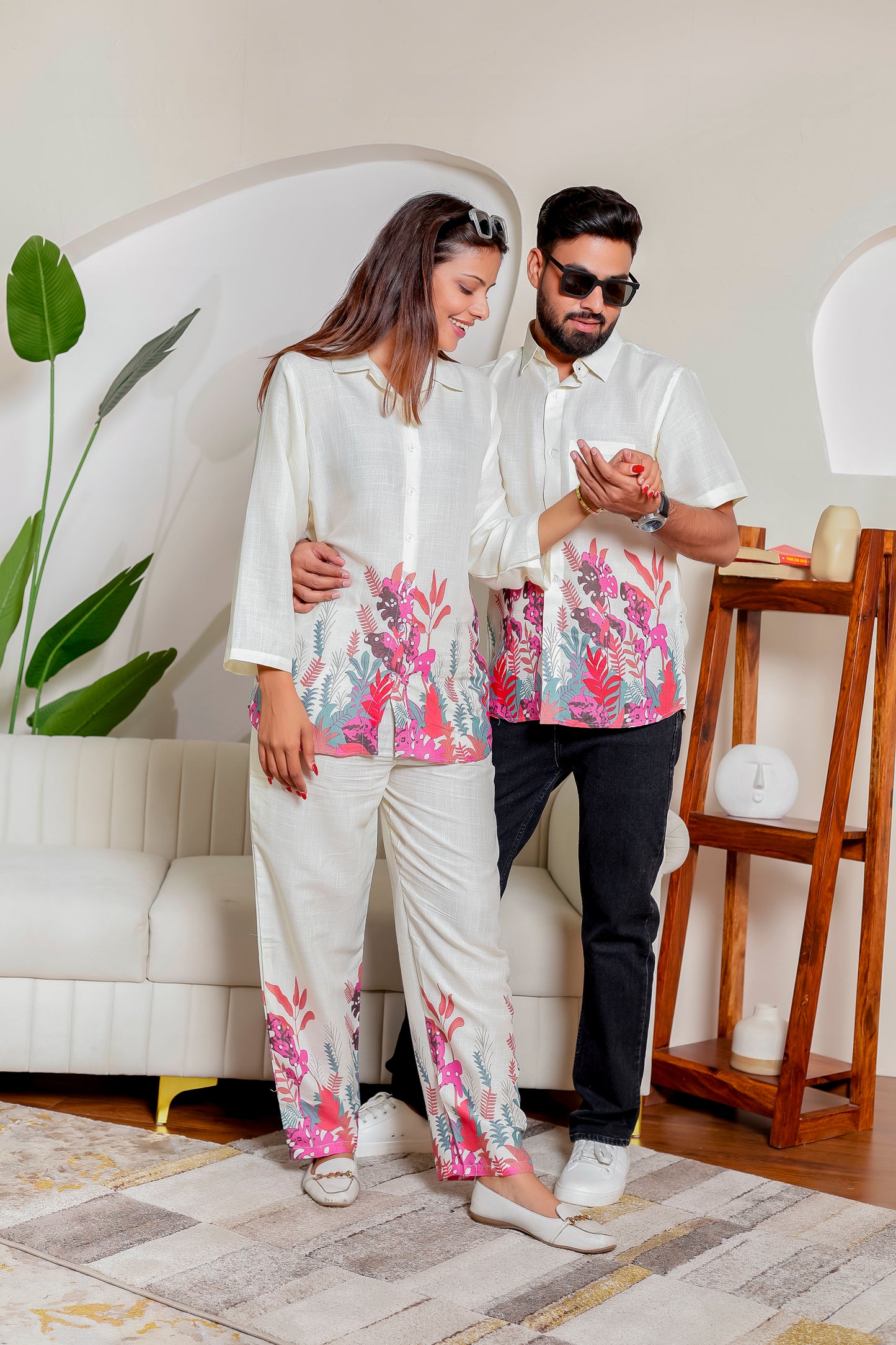 🌸Blush Botanica | Couple   Matching Outfits 👨‍👩‍👧‍👦