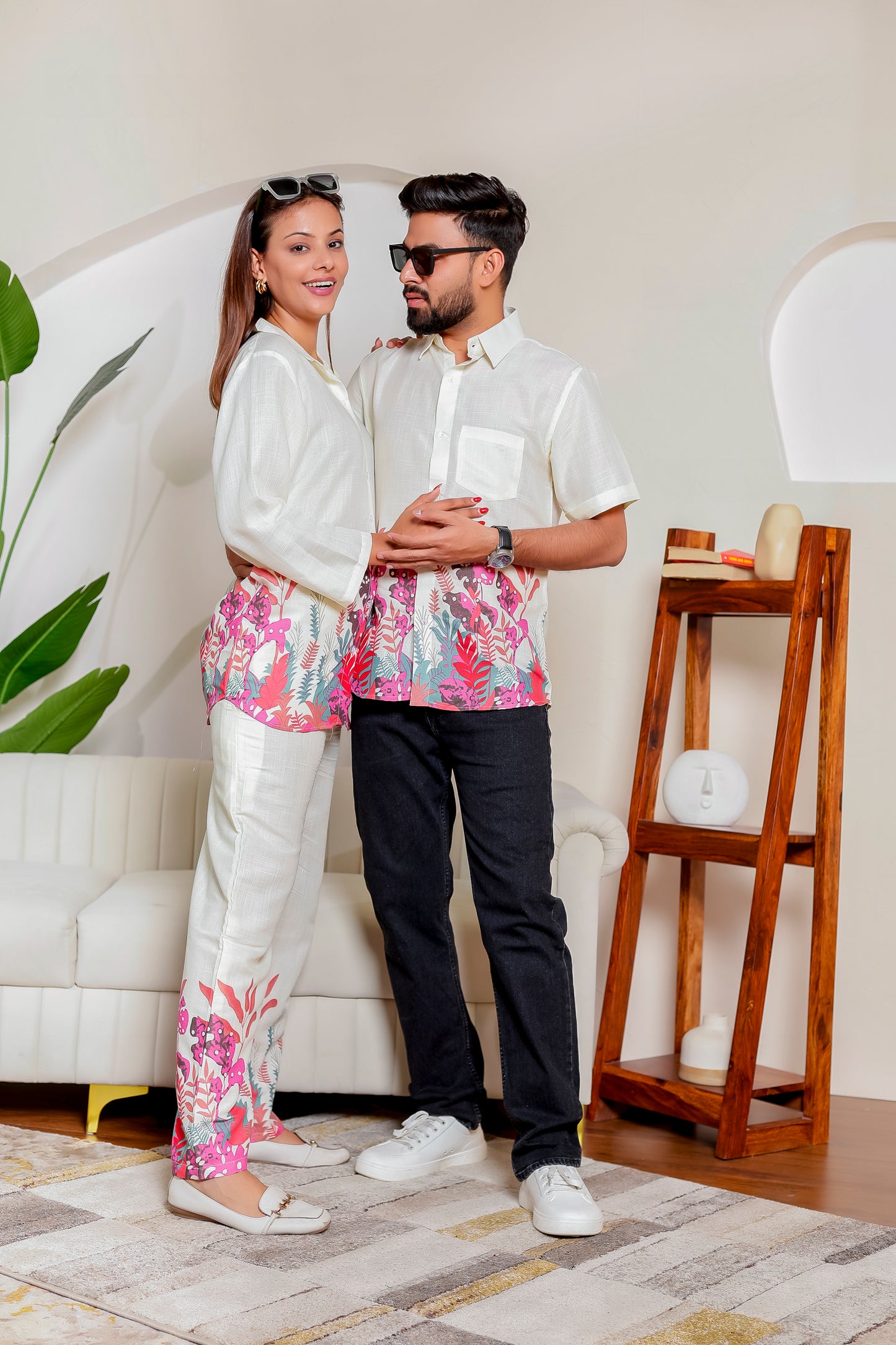 🌸Blush Botanica | Couple   Matching Outfits 👨‍👩‍👧‍👦