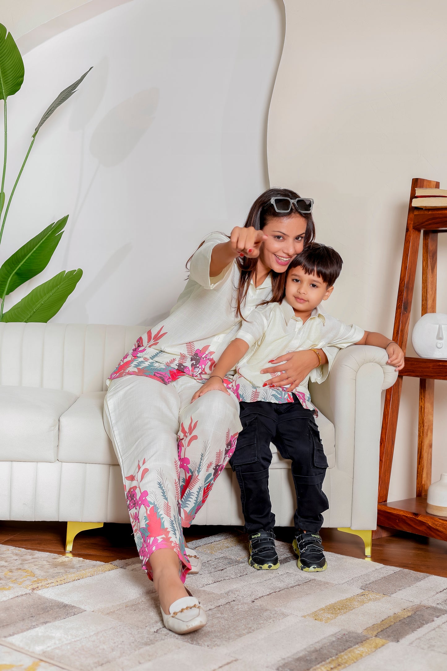🌸Blush Botanica | Couple   Matching Outfits 👨‍👩‍👧‍👦