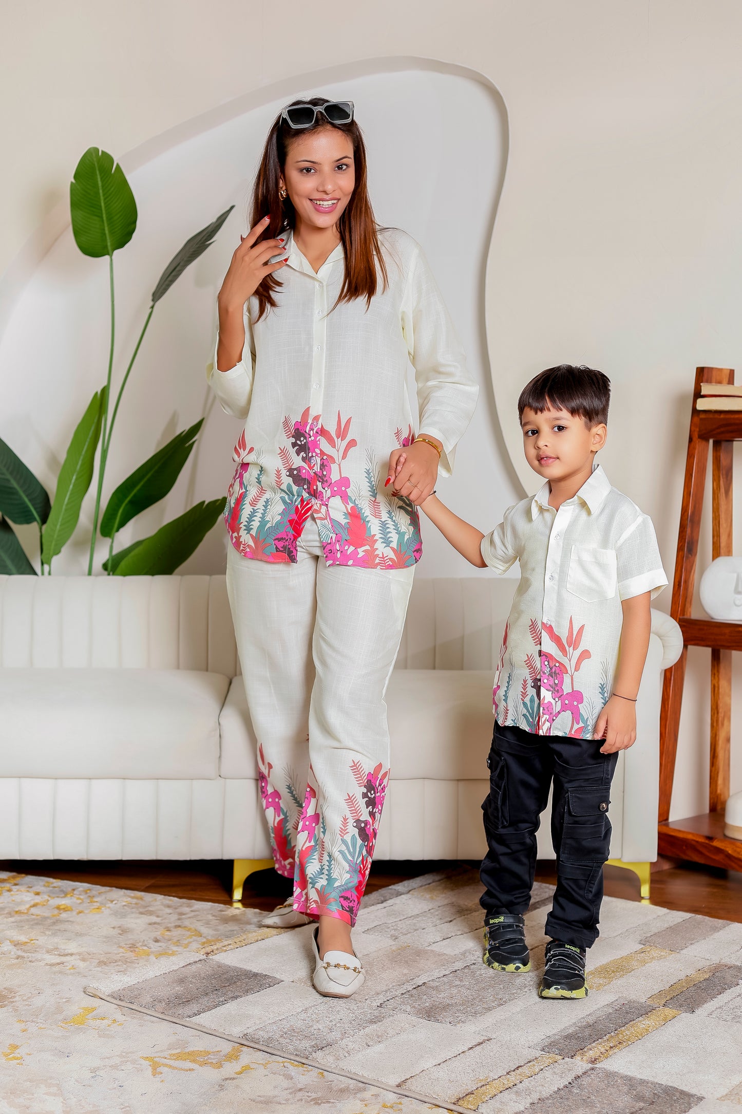 🌸Blush Botanica | Couple   Matching Outfits 👨‍👩‍👧‍👦