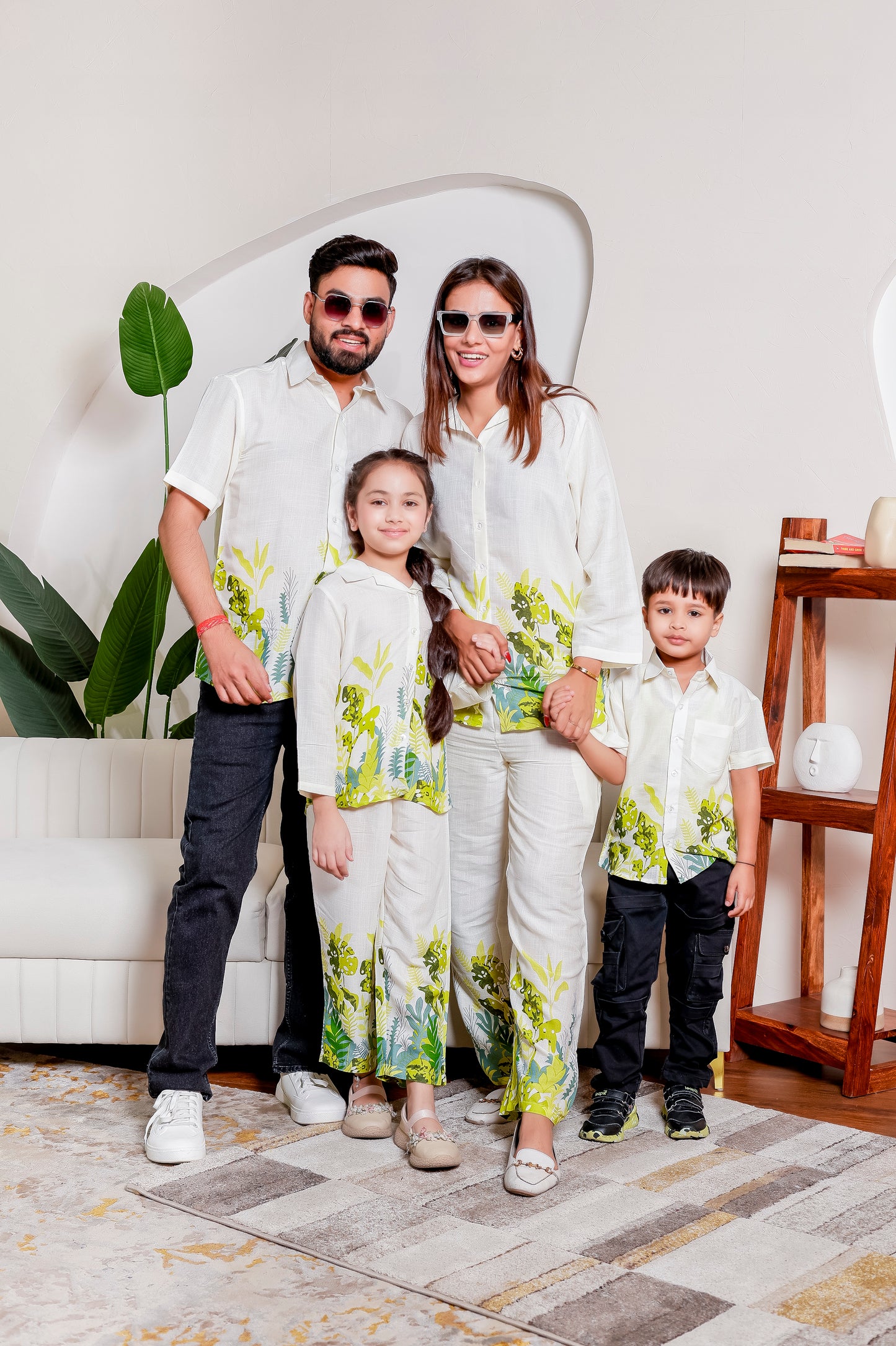 🌿Verdant Vibe Family Look | Couple  Matching Outfits 👨‍👩‍👧‍👦