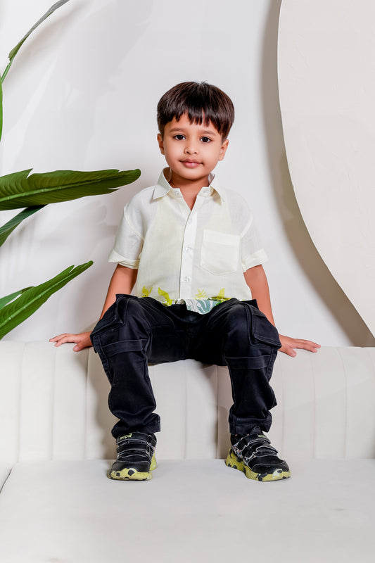 🌿Verdant Vibe Family Look |Shirt For Boys
