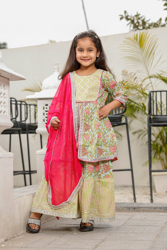 Kurta Sharara Set for Girls
