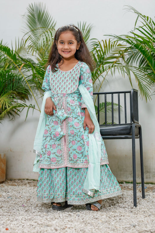 Kurta Sharara Set for Girls