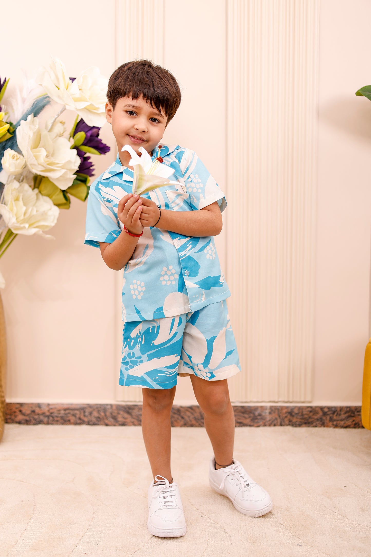Sky Bloom Boy Co-Ord Set ☁️🌸