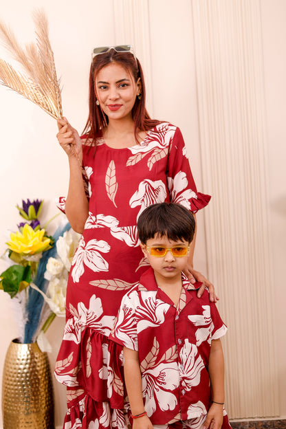 Crimson Bloom | Family Matching Outfit ❤️