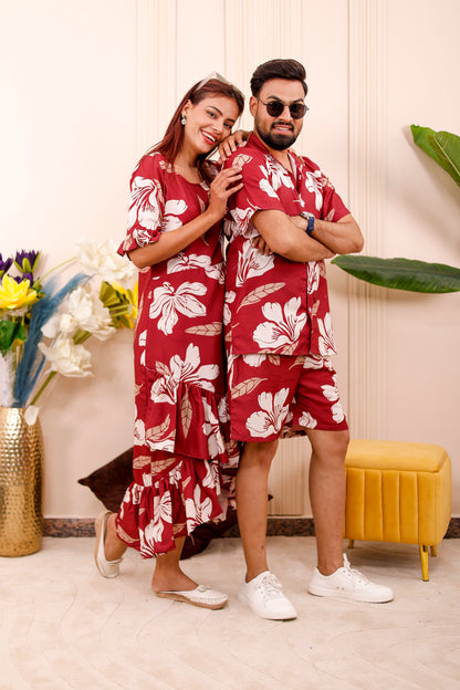 Crimson Bloom | Family Matching Outfit ❤️