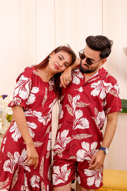 Crimson Bloom | Family Matching Outfit ❤️