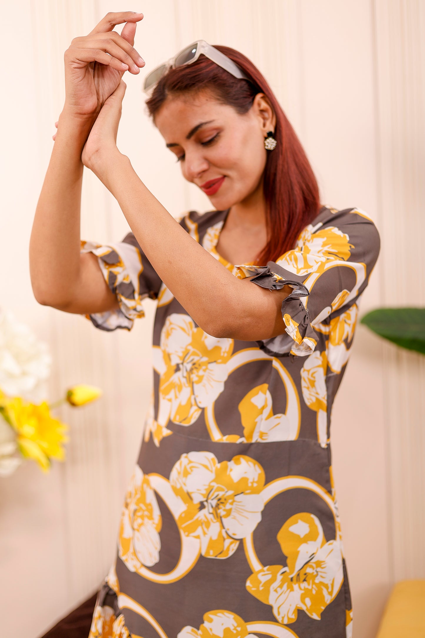 Golden Bloom | Women Dress