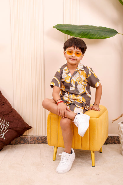 Golden Bloom  Boy Co-Ord Set 🌼💛