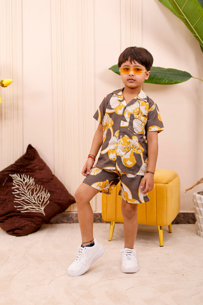 Golden Bloom  Boy Co-Ord Set 🌼💛