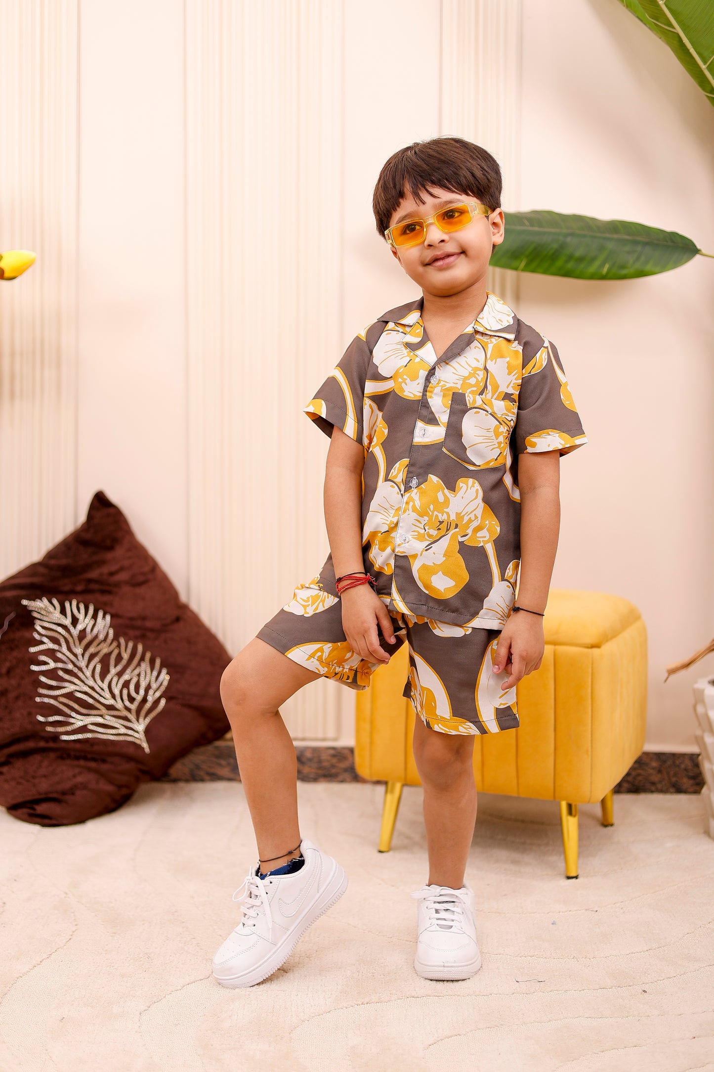 Golden Bloom  Boy Co-Ord Set 🌼💛