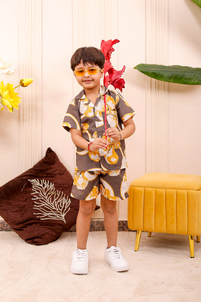 Golden Bloom  Boy Co-Ord Set 🌼💛