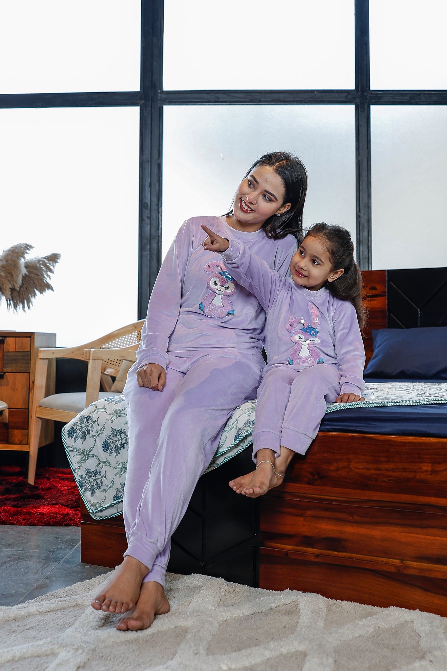 Mother Baby Night Suit
