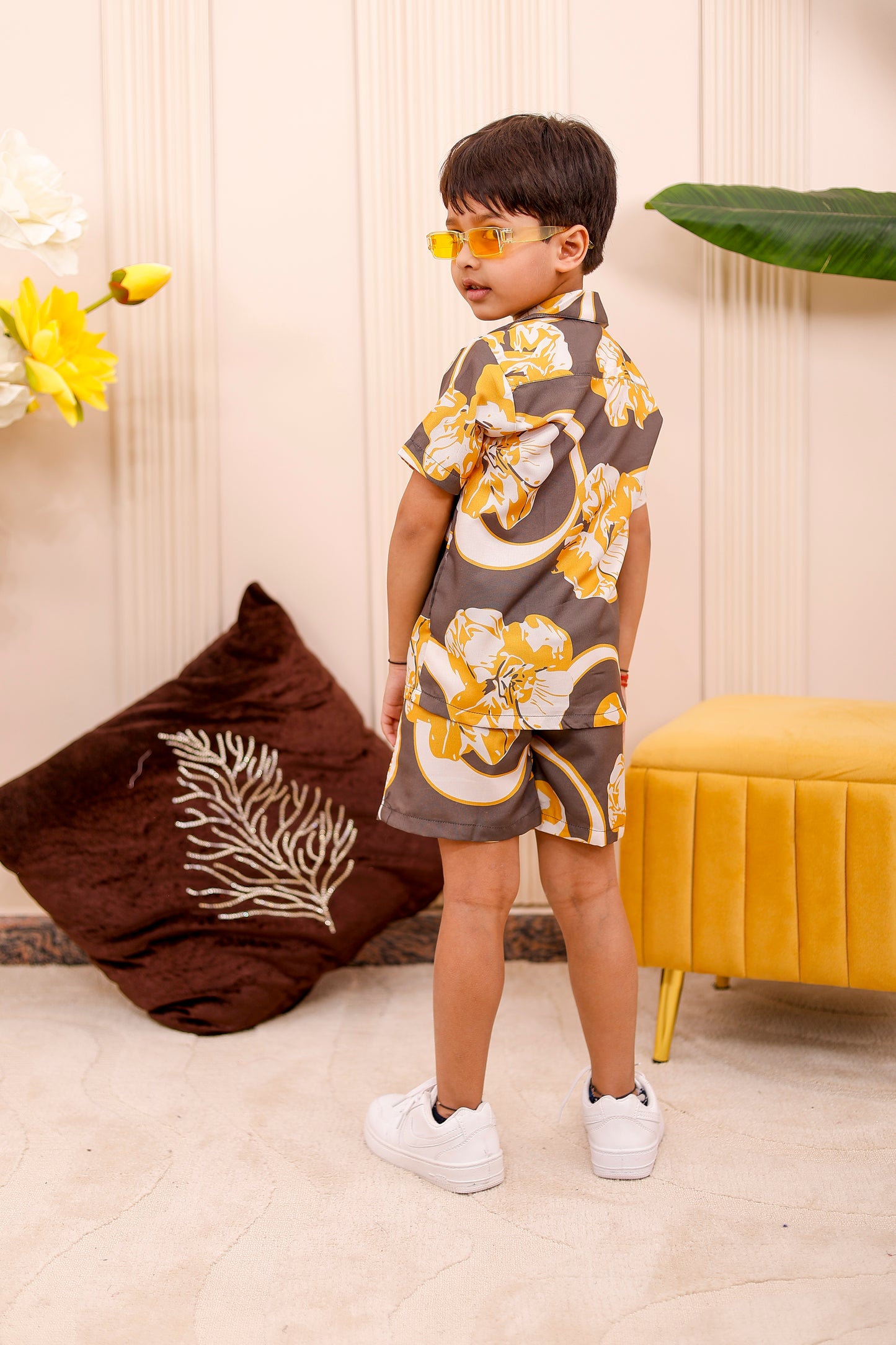 Golden Bloom  Boy Co-Ord Set 🌼💛