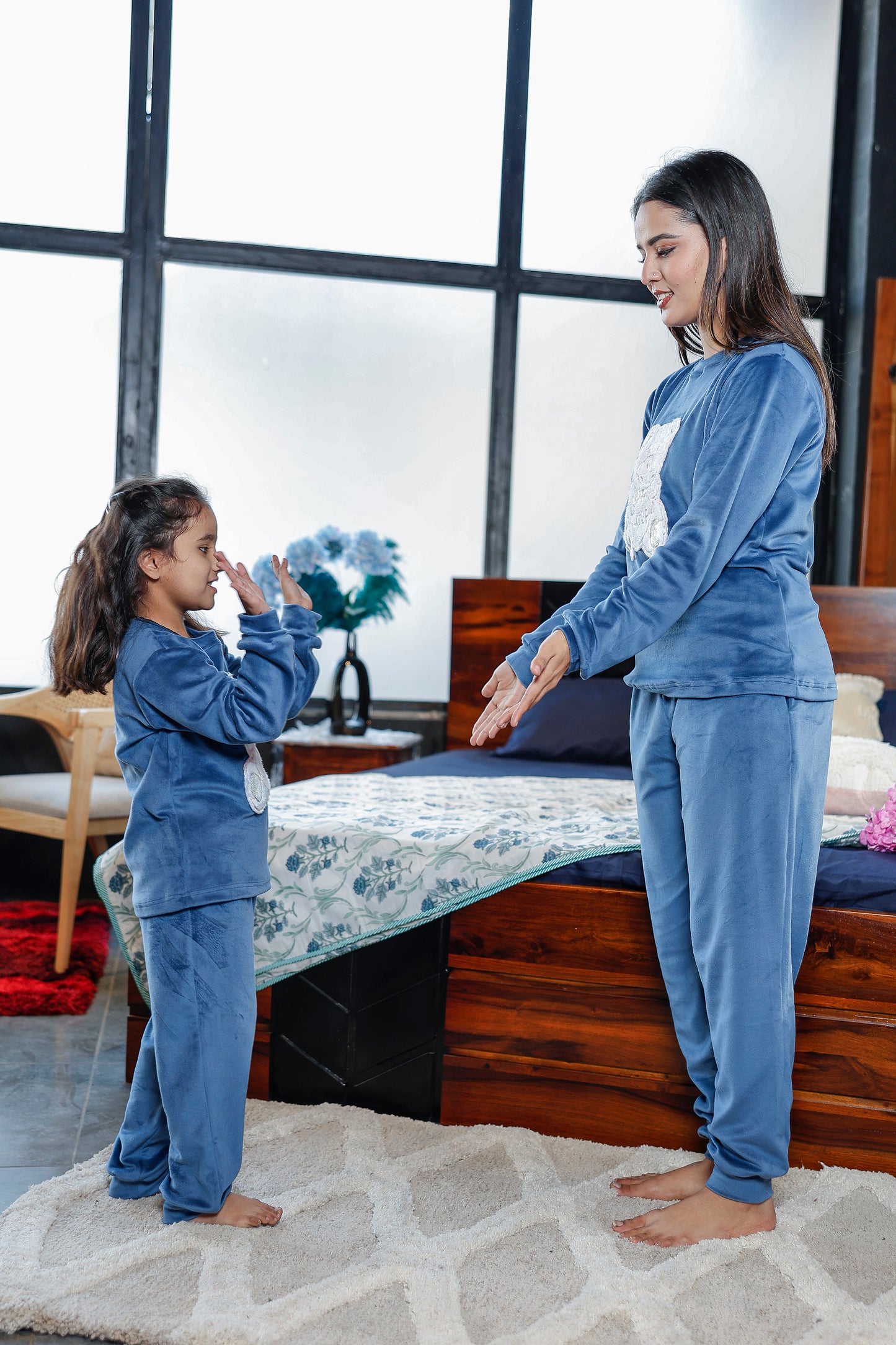 Mother Baby Night Suit