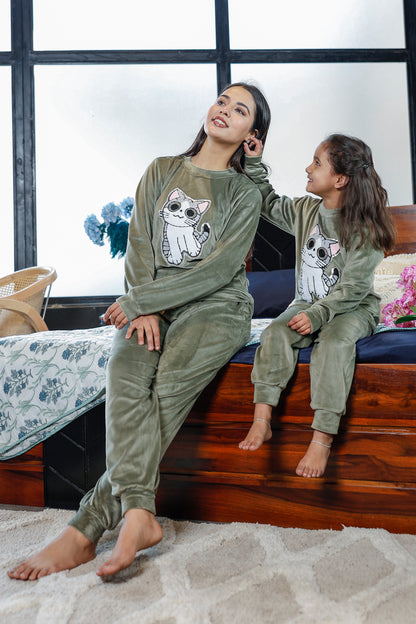 Mother Baby Night Suit