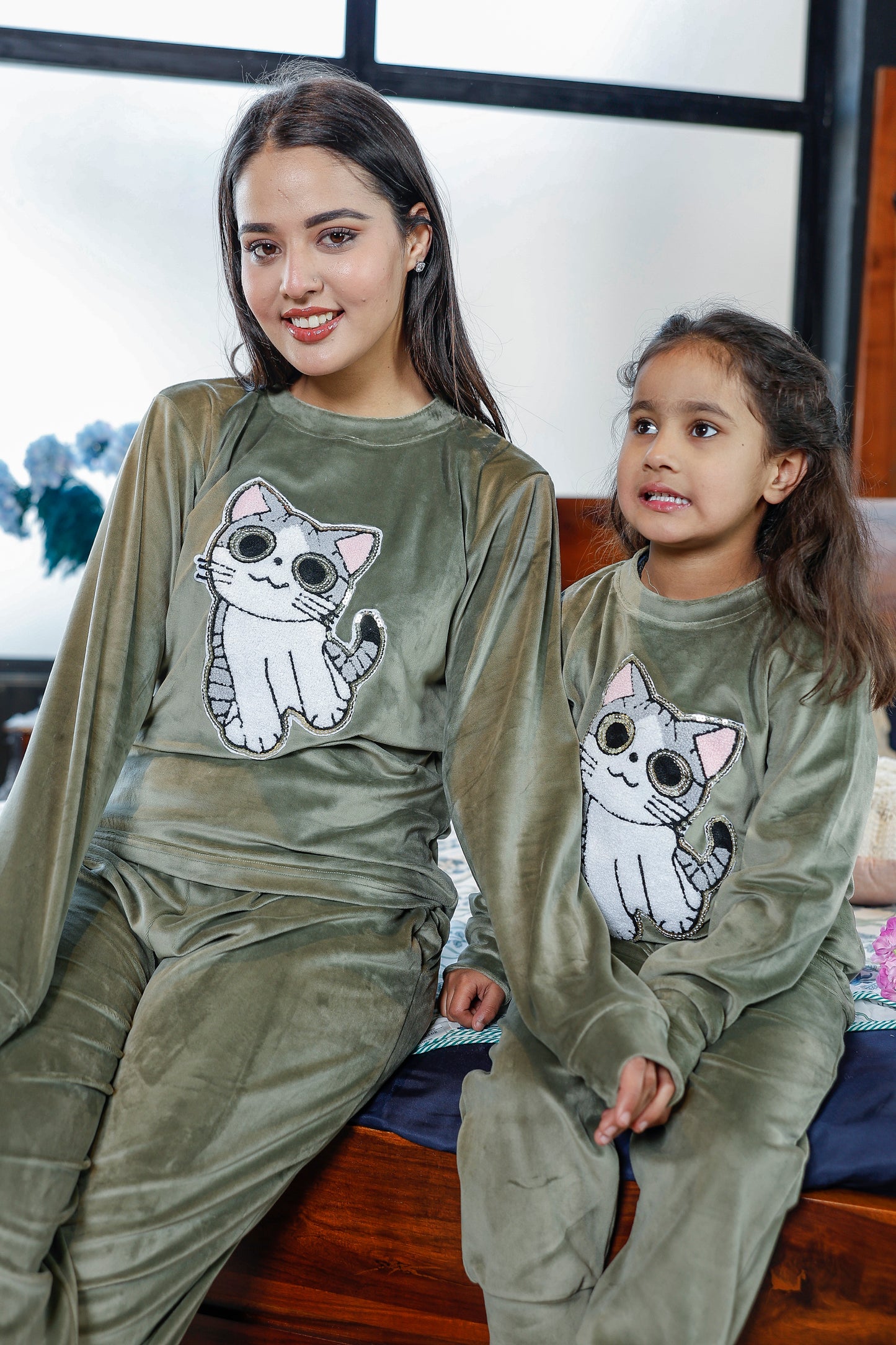 Mother Baby Night Suit