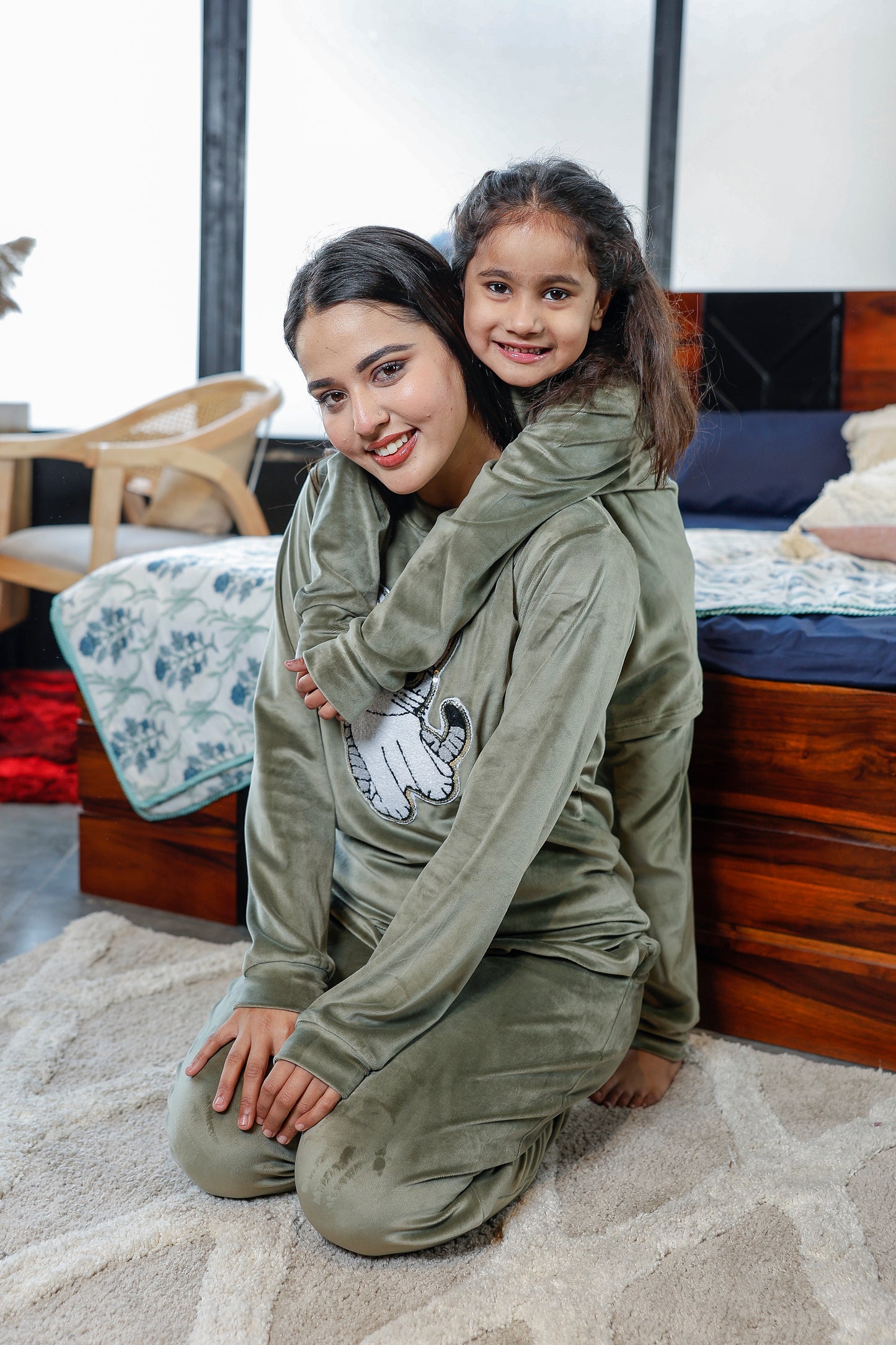 Mother Baby Night Suit