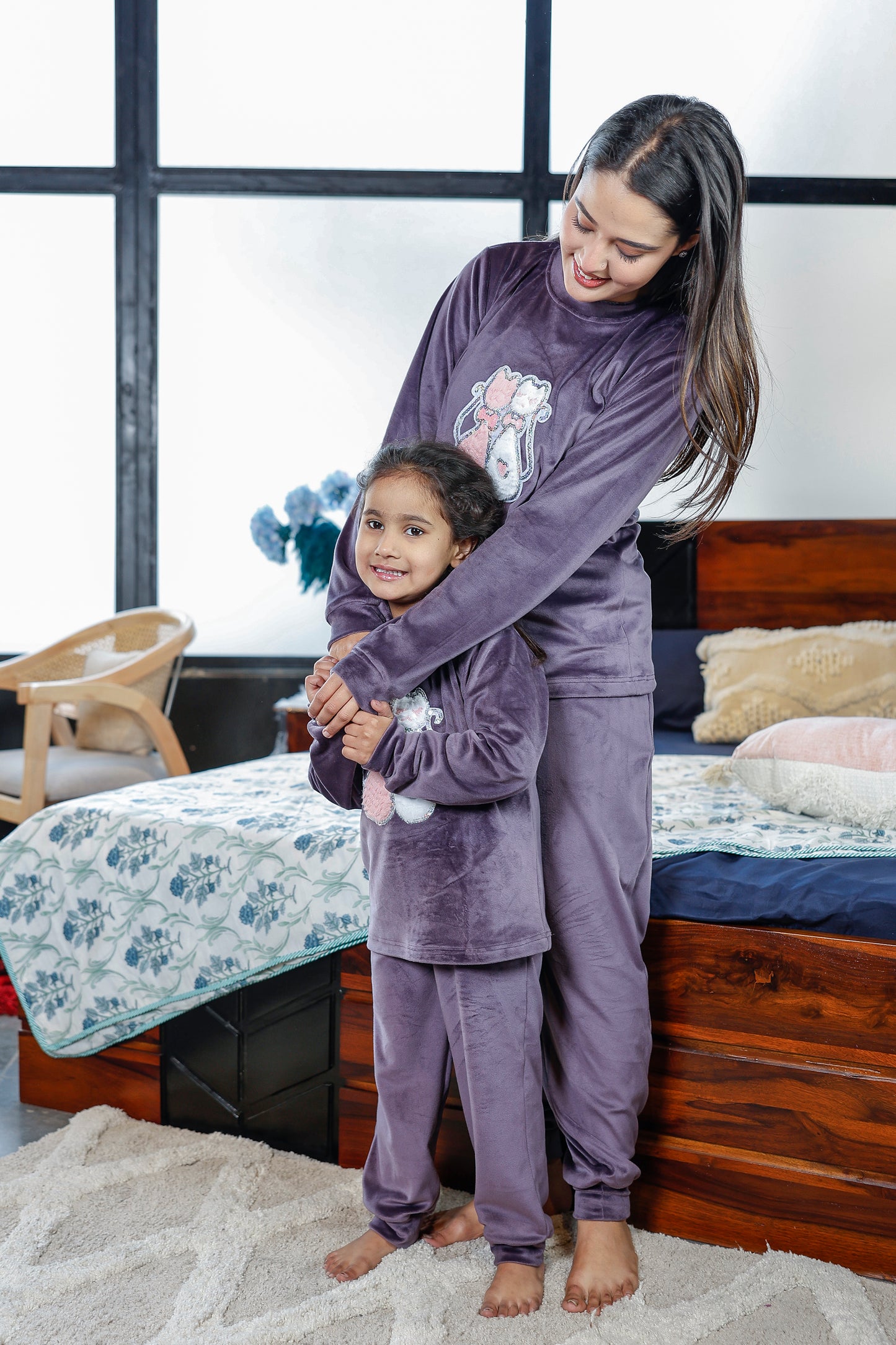 Mother Baby Night Suit