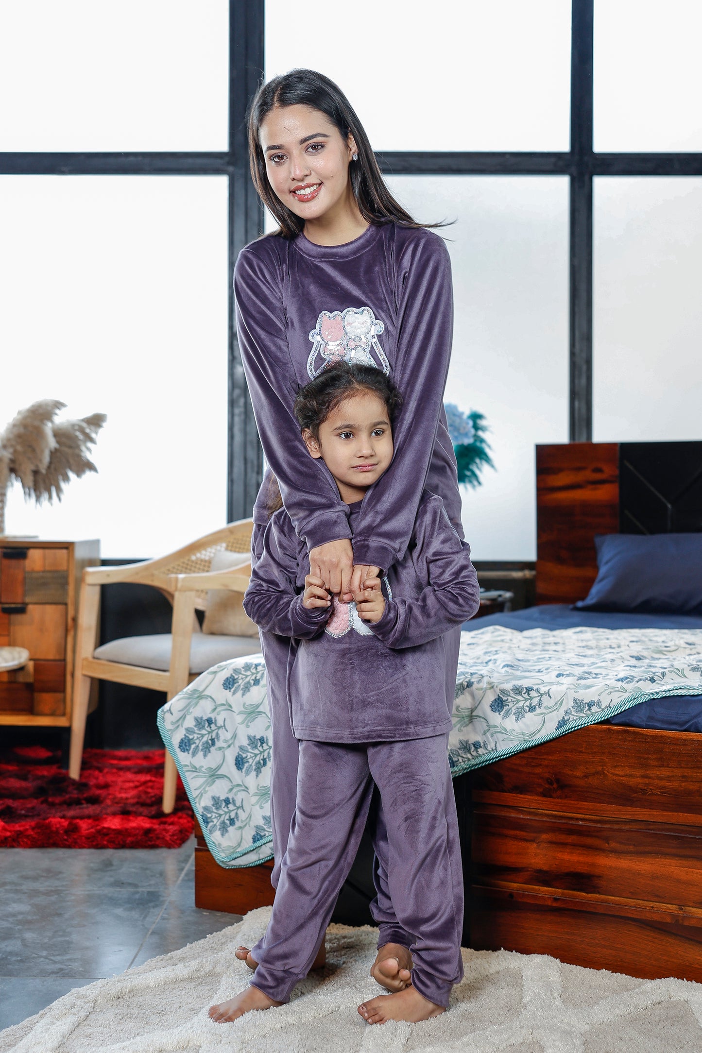Mother Baby Night Suit