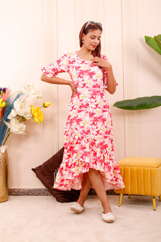 Rosy Bloom | Women Dress