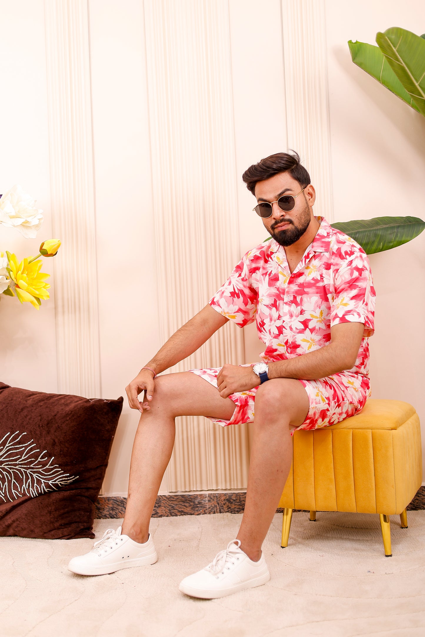 Rosy Bloom | Father-Son Matching Co-Ord Set