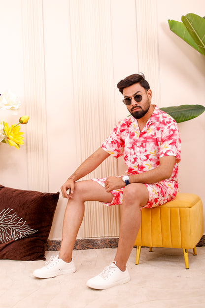 Rosy Bloom | Father-Son Matching Co-Ord Set