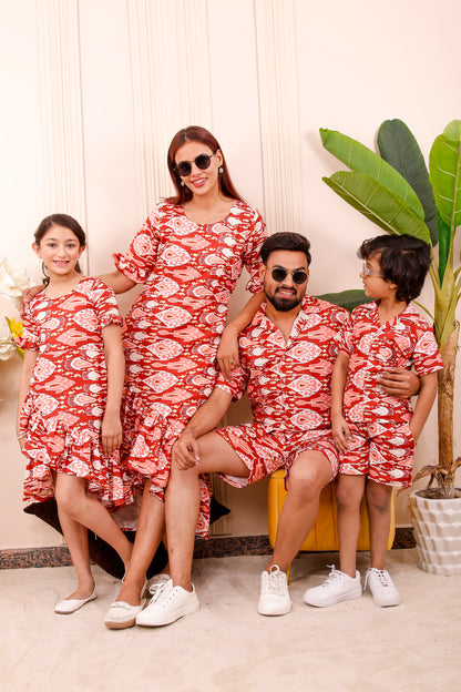 Ruby Print | Family Matching Outfit ❤️