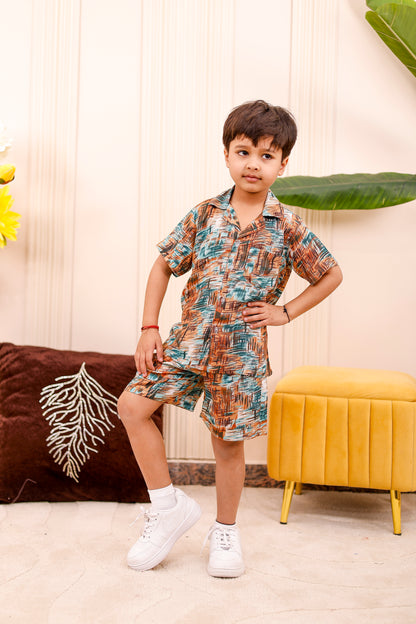 Earth Tone | Father Son Co-Ord Set Matching Outfit 🌍