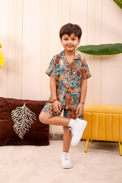 Earth Tone | Father Son Co-Ord Set Matching Outfit 🌍