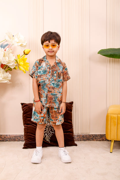 Earth Tone | Father Son Co-Ord Set Matching Outfit 🌍