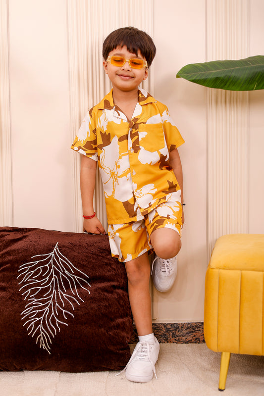 Mustard FloralCo-Ord Set 💛