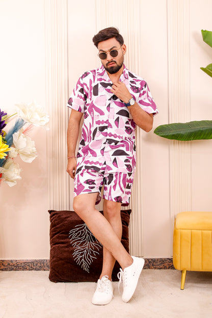 Lavender Luxe | Father-Son Matching Co-Ord Set