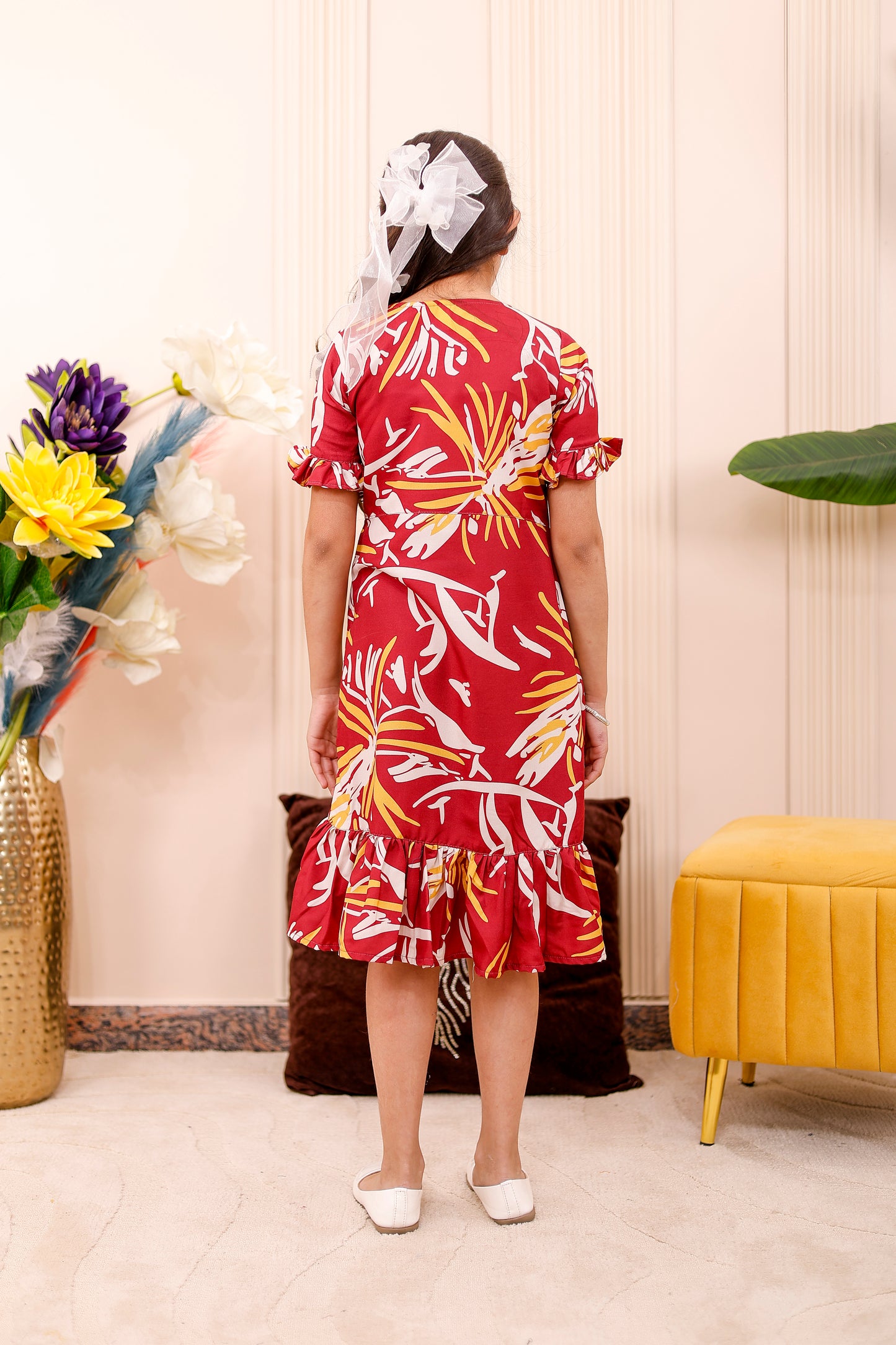 Maroon Abstract | Family Matching Outfit 🎨