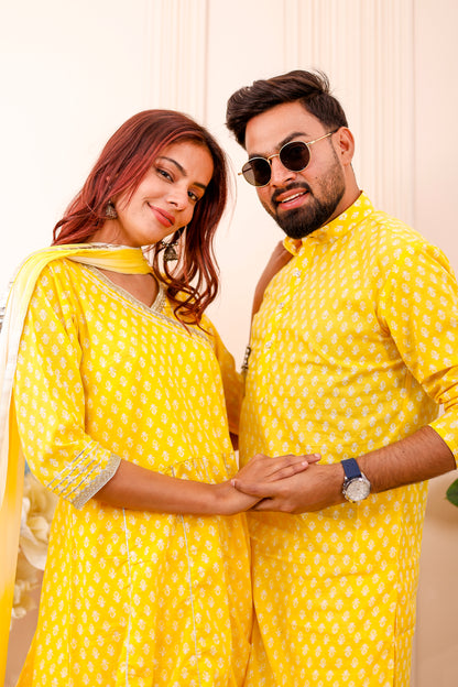 Yellow Ethnic | Couple Matching Kurta Outfit 💛